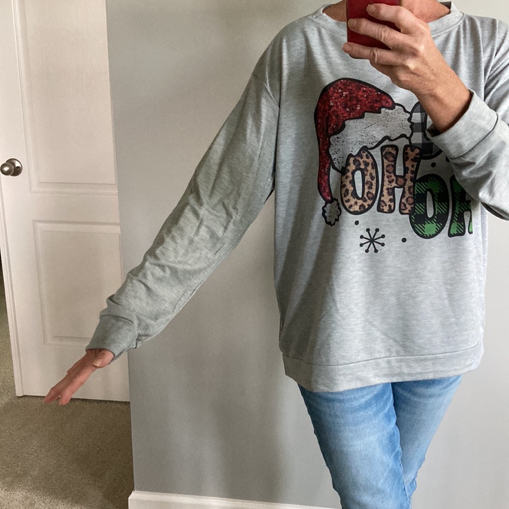 ‘Ho Ho Ho’ Long Sleeve Top - Picture 8 of 9